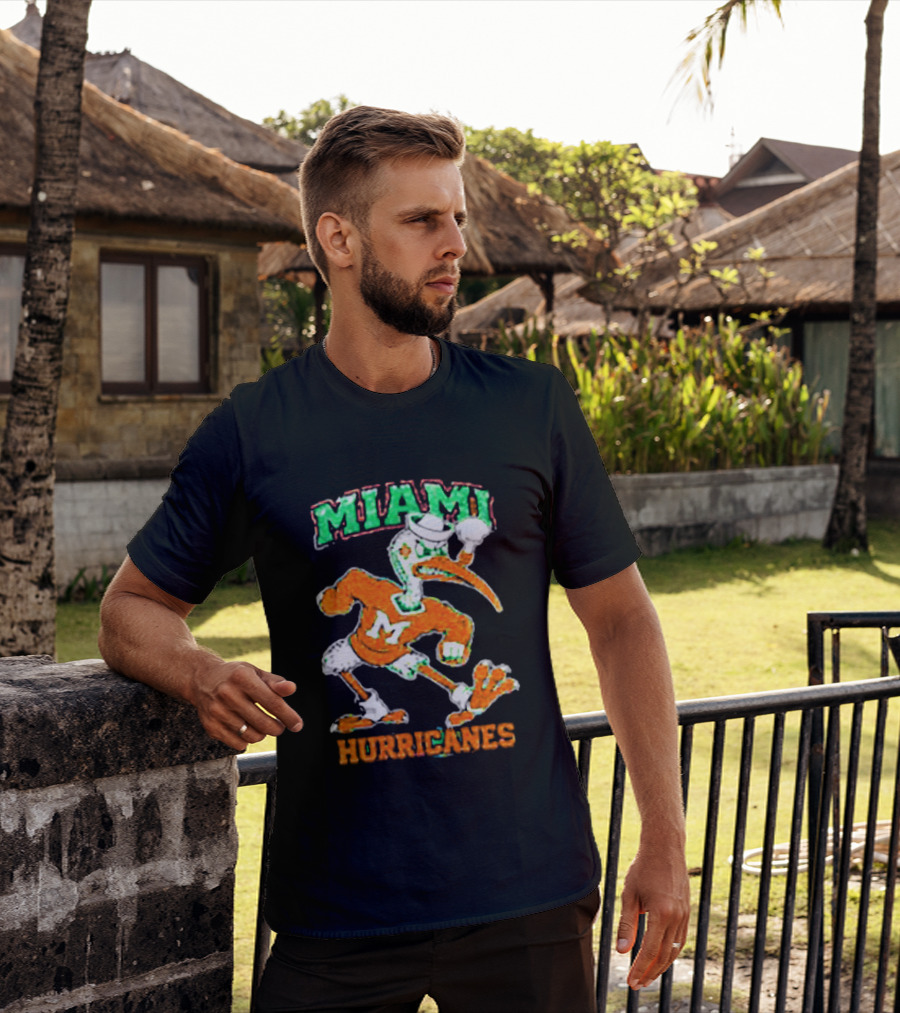 Miami Hurricanes Mascot Sports Team T-Shirt