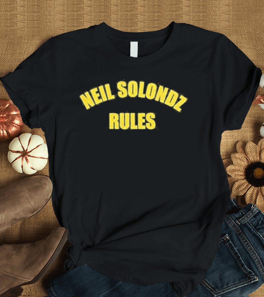 Neil Solondz Rules Bold Yellow T-Shirt