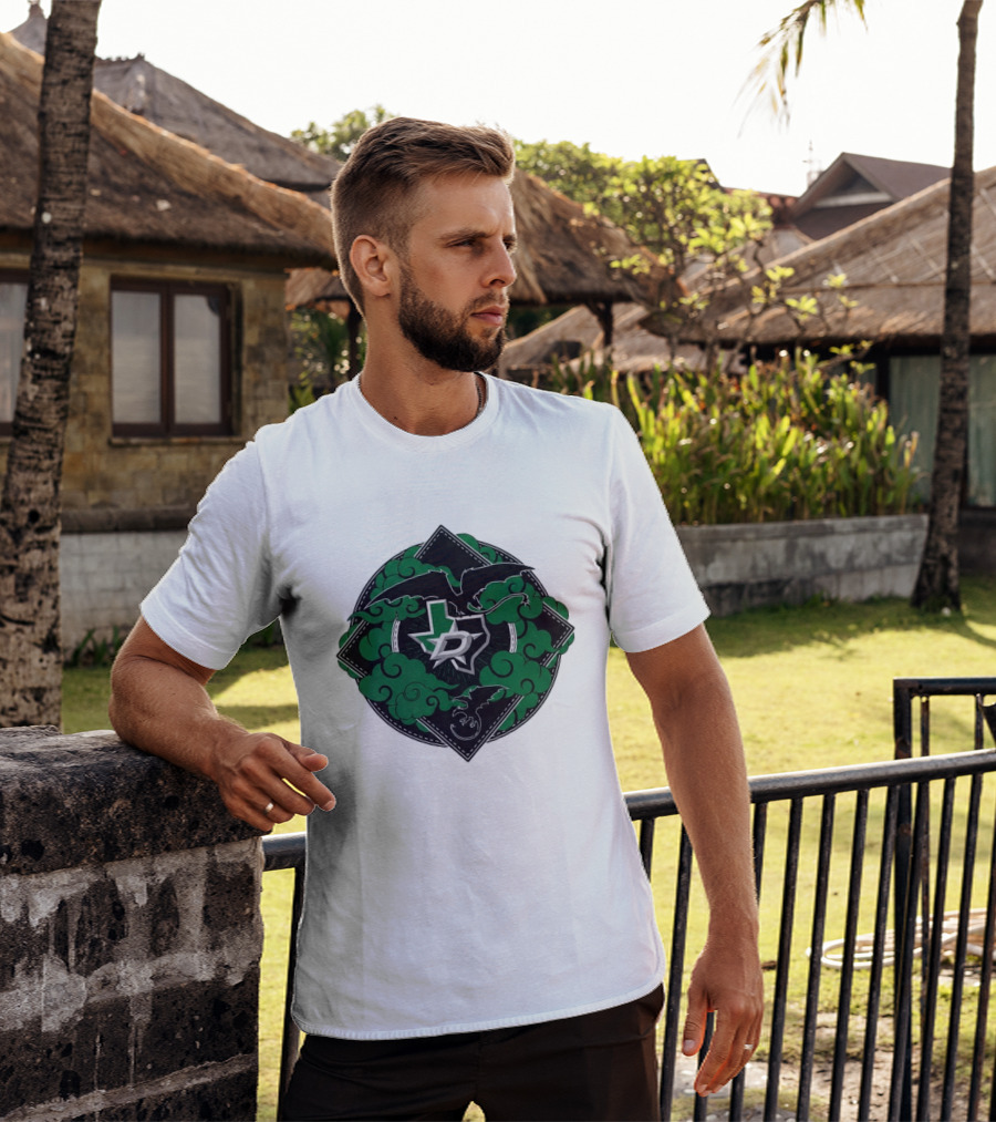 Dallas Stars 2026 27 Iron Flame Texas Map T-Shirt