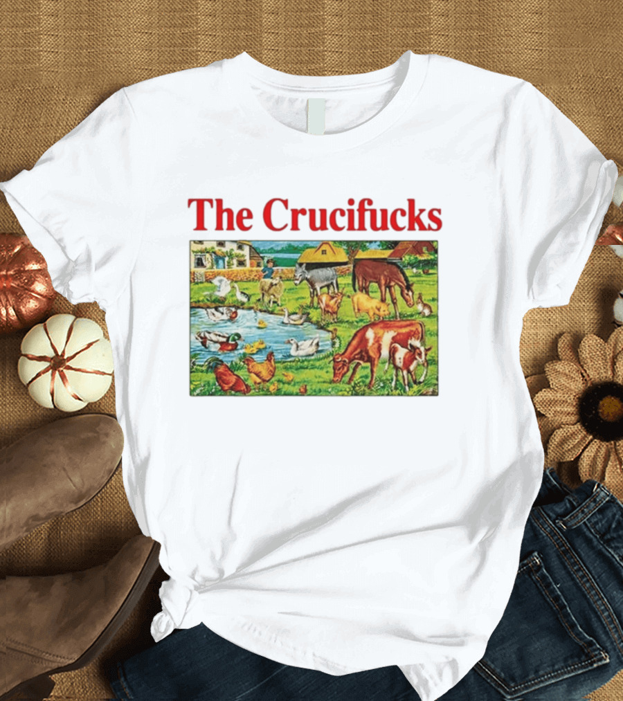 Alternative Tentacles Records The Crucifucks Farmyard T-Shirt