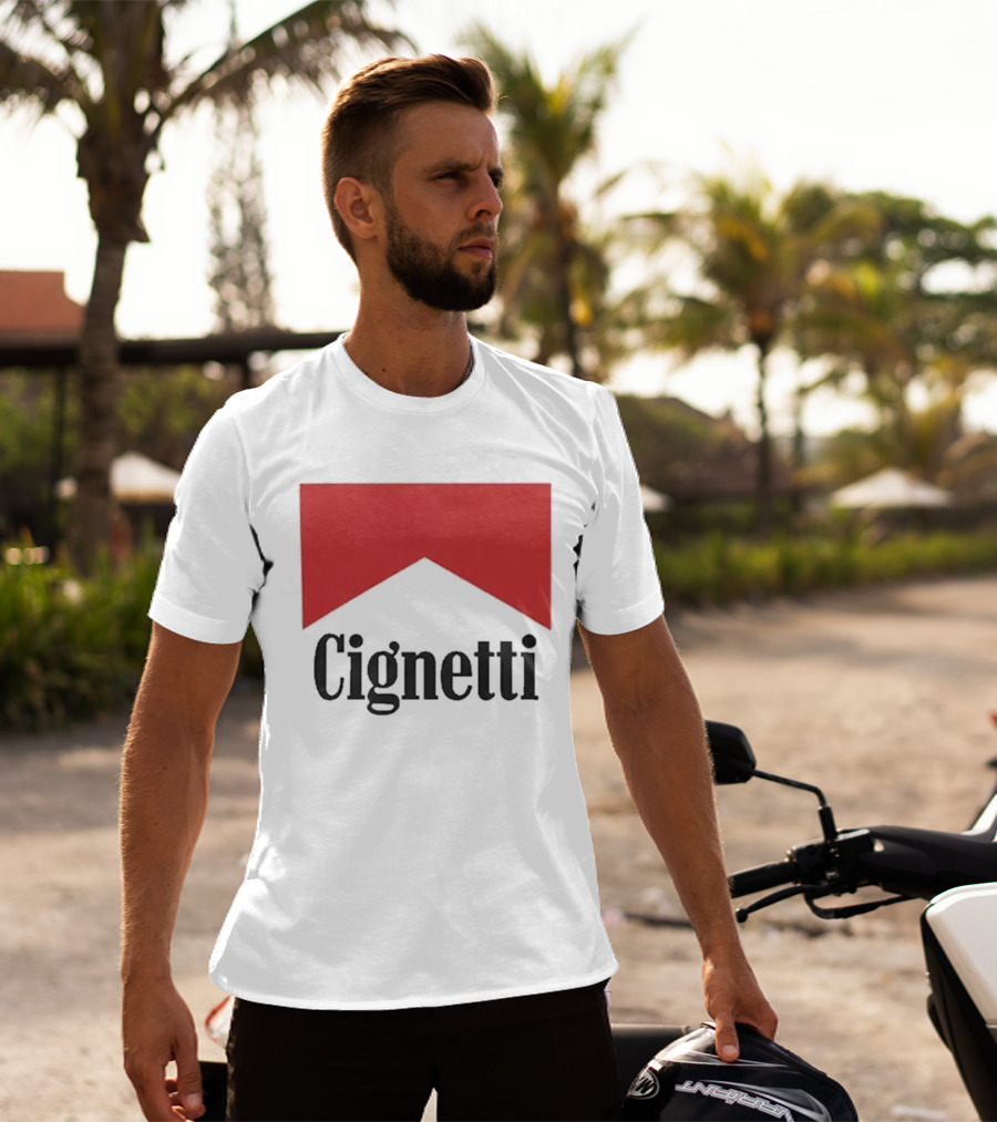 Cignetti Cigarette Red Banner T-Shirt