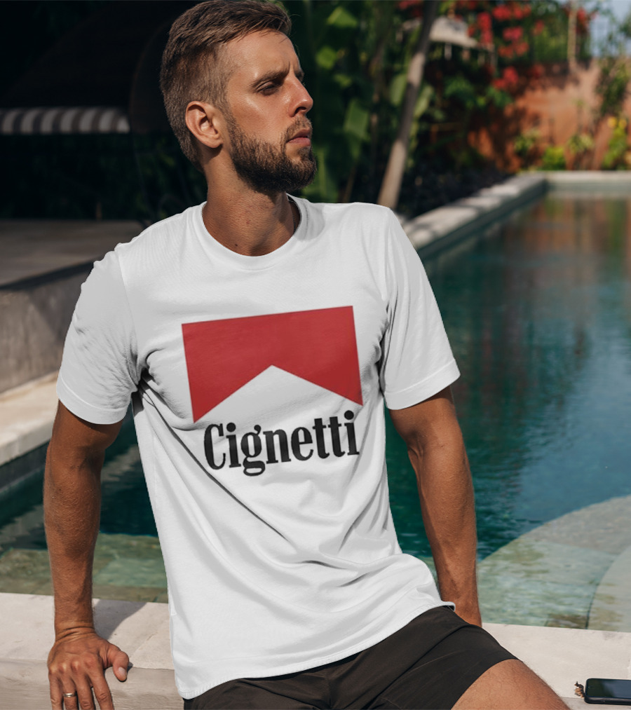 Cignetti Cigarette Red Banner T-Shirt