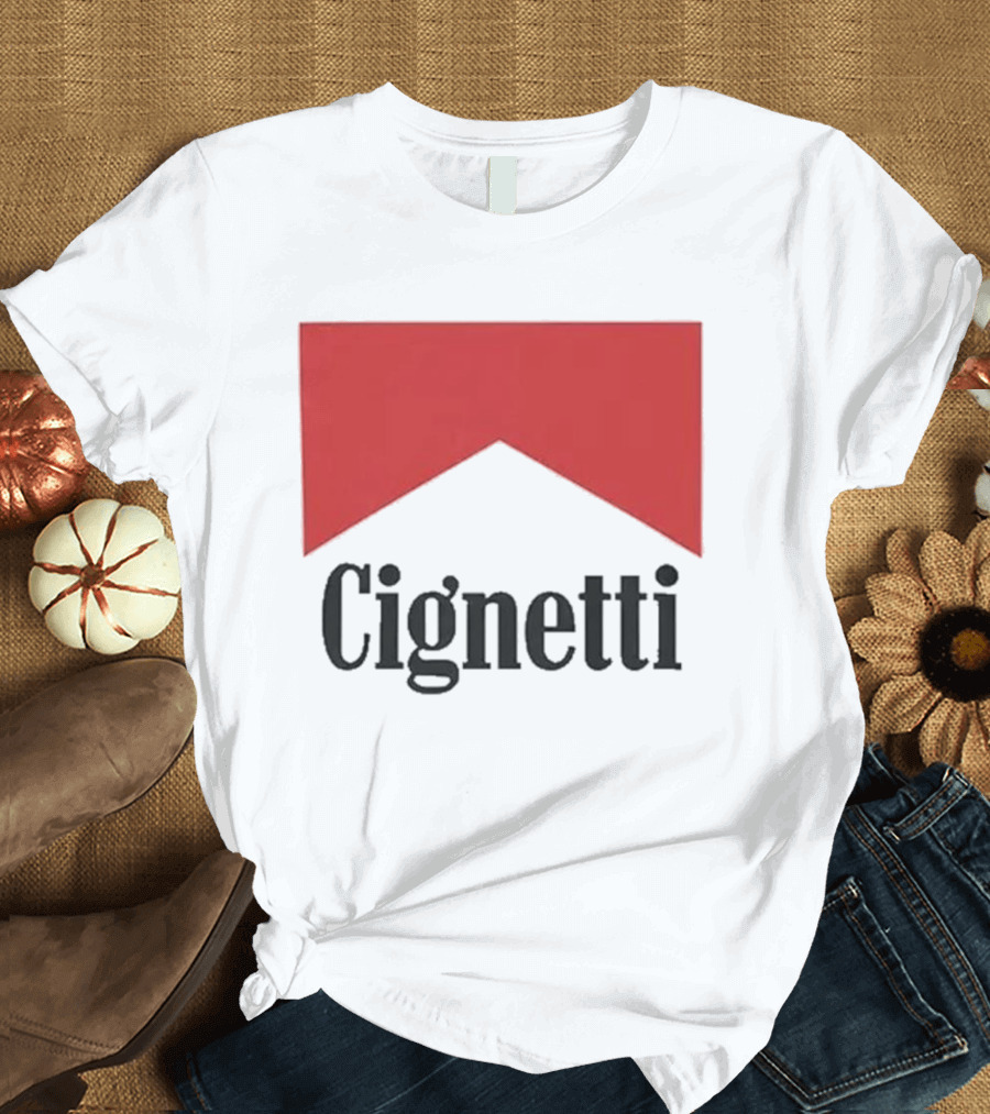 Cignetti Cigarette Red Banner T-Shirt