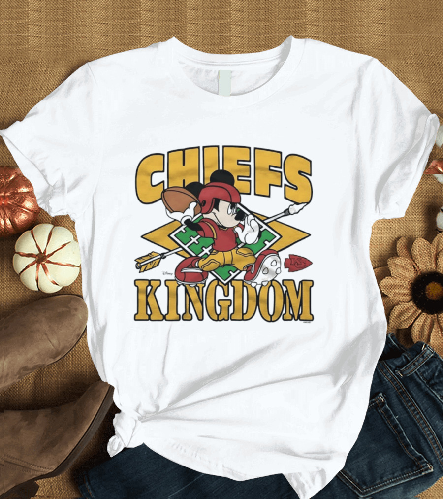Chiefs Kingdom Mickey Mouse Kansas City Football 2026 T-Shirt