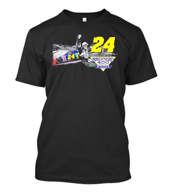Jeff Gordon No 24 DuPont Brickyard 400 Inaugural Winner T-Shirt