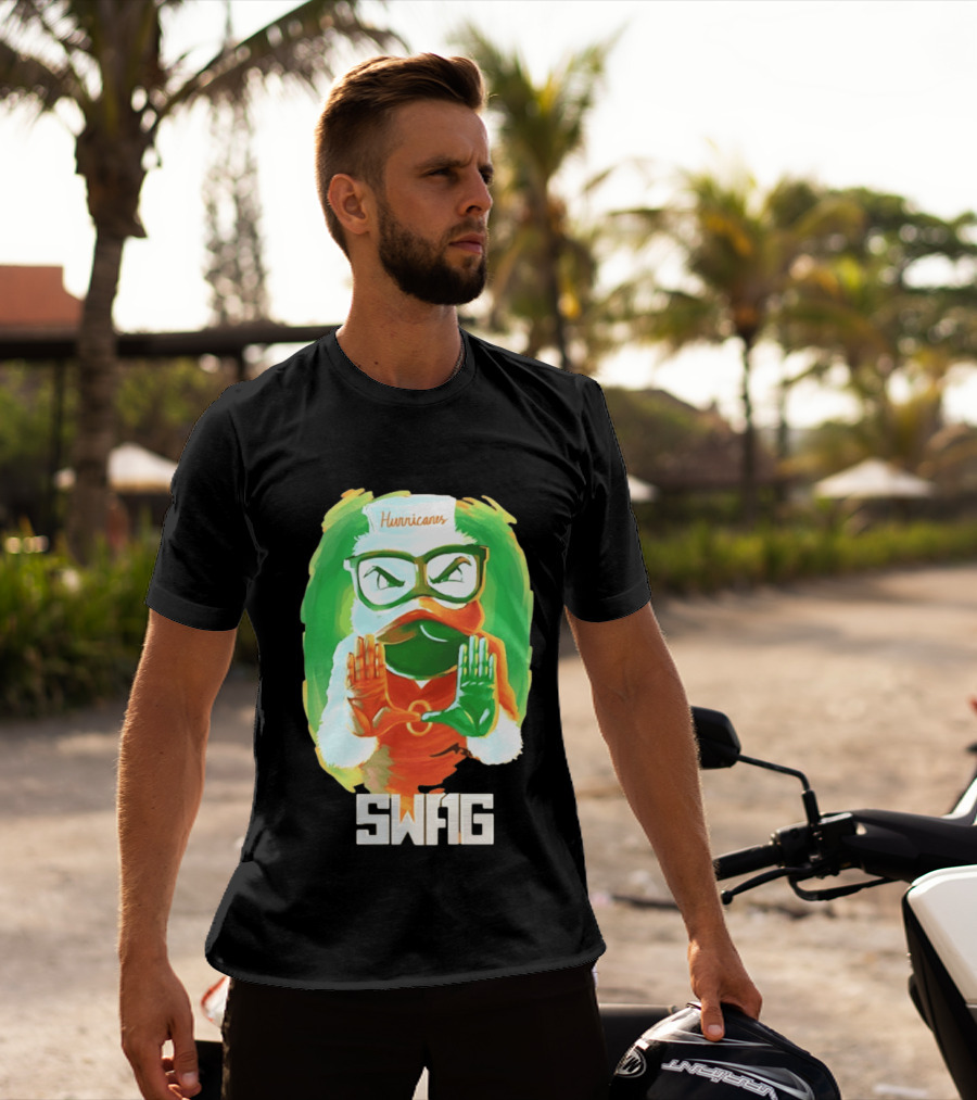Miami Hurricanes Sebastian Hurricane U Swag T-Shirt