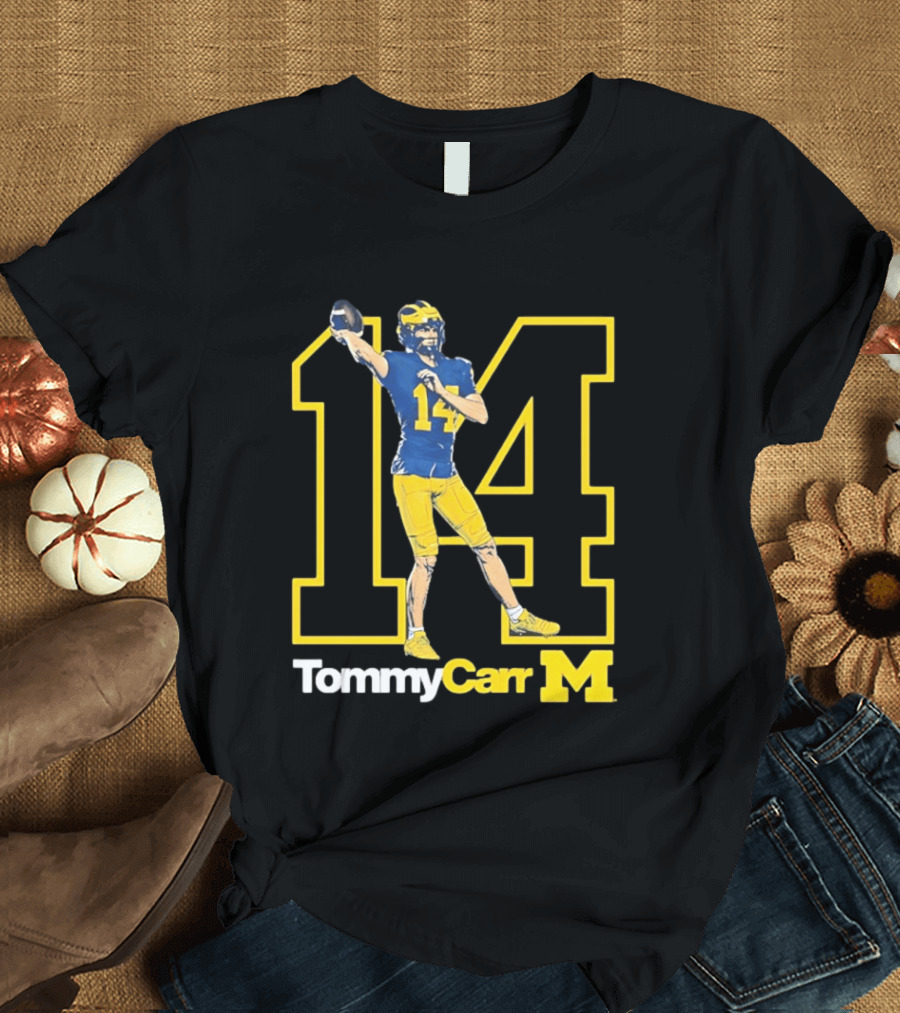 Tommy Carr Michigan Wolverines 14 T-Shirt