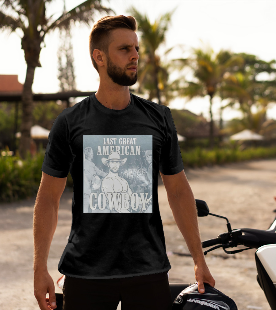 Noah Le Gros Last Great American Cowboy Zach Bryan Concert T-Shirt