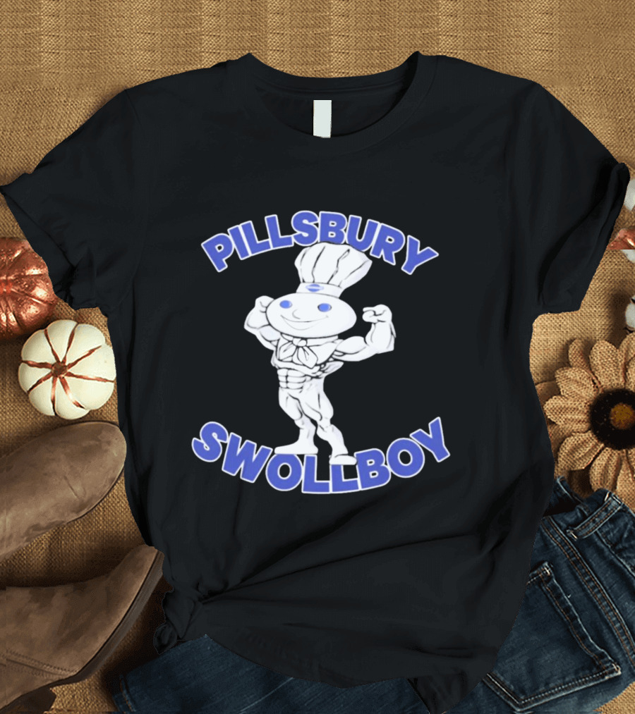 Pillsbury Swollboy Buff Doughboy Bodybuilding T-Shirt