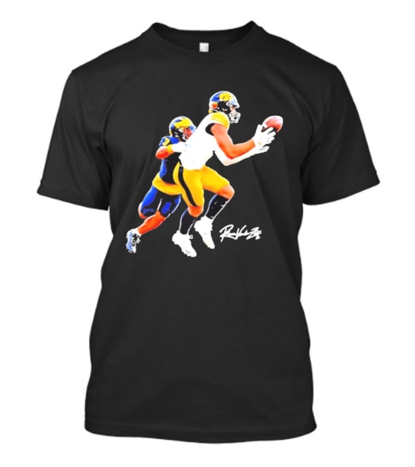 Iowa Hawkeyes Reece Vander Zee Football Catch T-Shirt