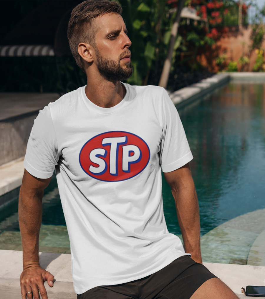 Brad Pitt STP Vintage Racing T-Shirt