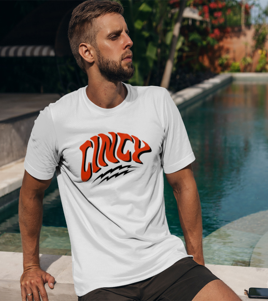 Cincy Warped Cincinnati Bengals Football Team Spirit T-Shirt
