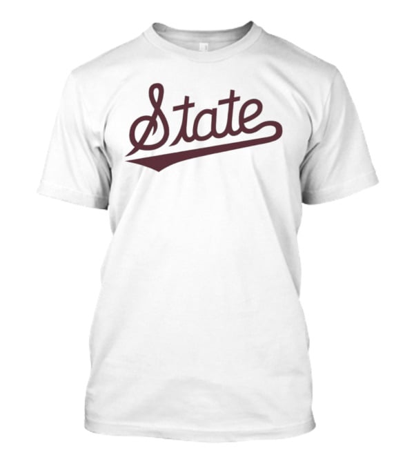 Mississippi State Bulldogs State Script 2026 T-Shirt