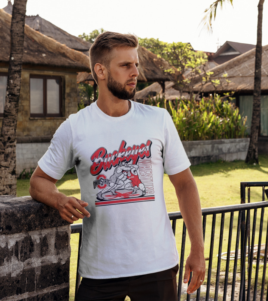 Ohio State Buckeyes Wrestling Buckeyes Faceoff T-Shirt