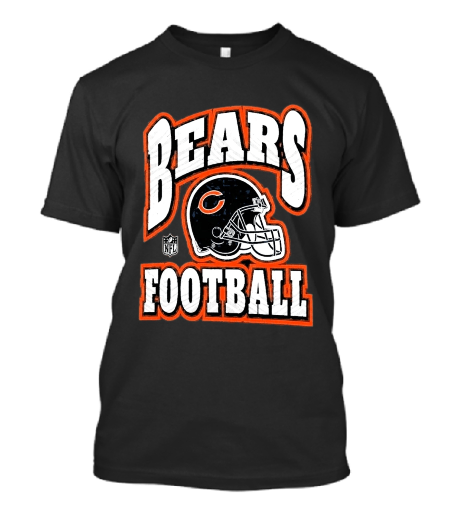 Chicago Bears Football 90s NFL Helmet T-Shirt
