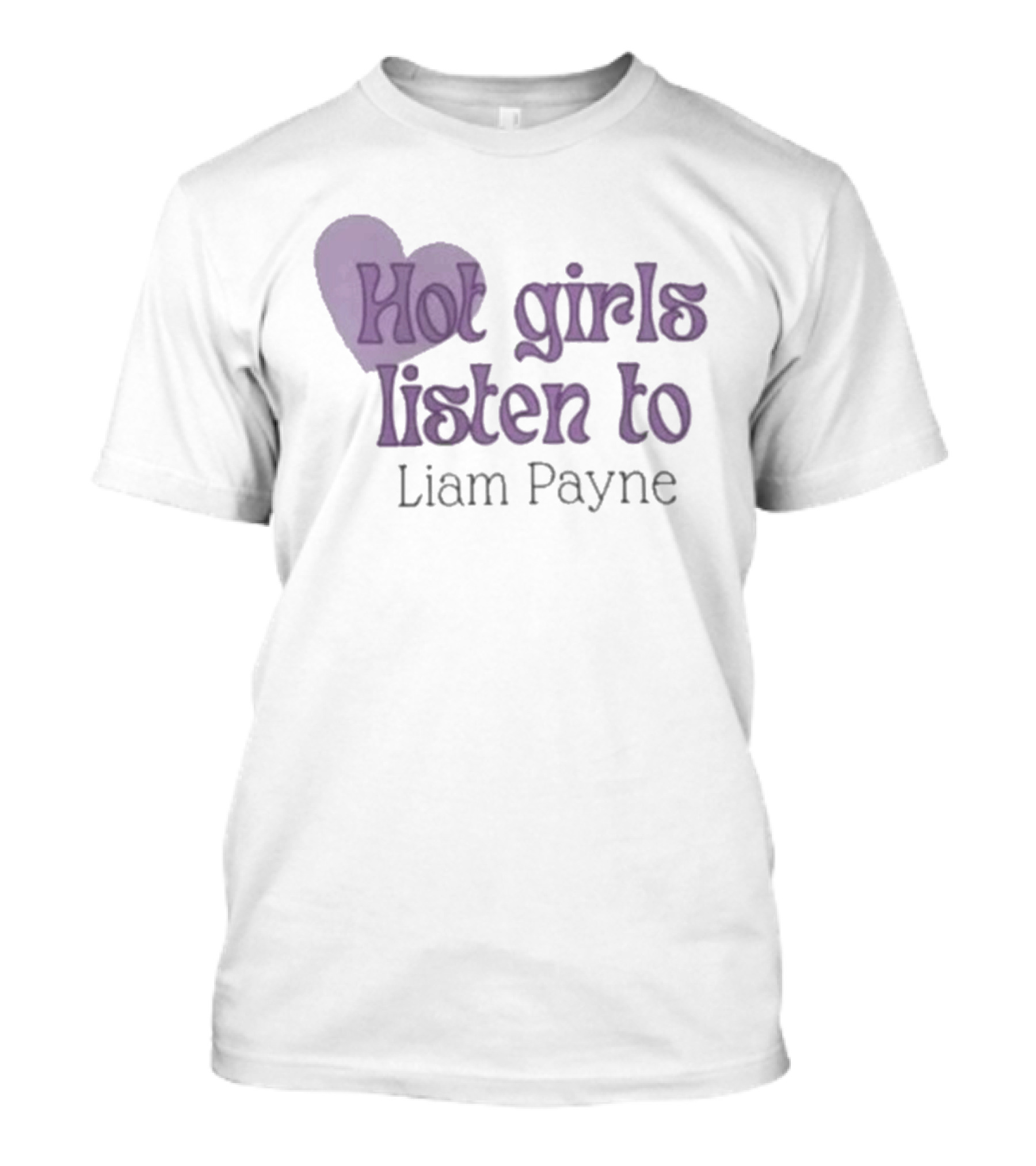 Hot Girls Listen To Liam Payne Heart T-Shirt