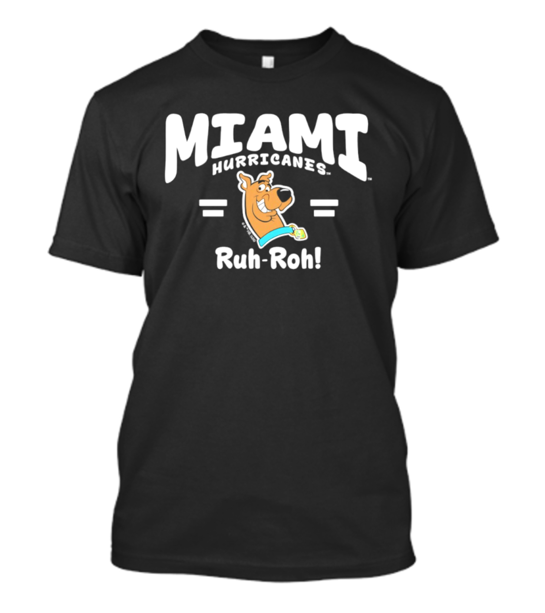 Miami Hurricanes Scooby Doo Ruh Roh T-Shirt