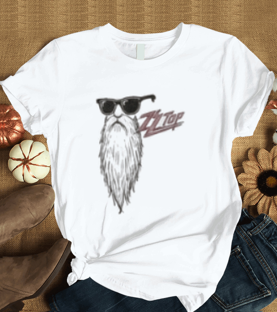 ZZ Top Snoopy Sharp Dressed Man Blues Rock Lovers Rugged Beard Band T-Shirt