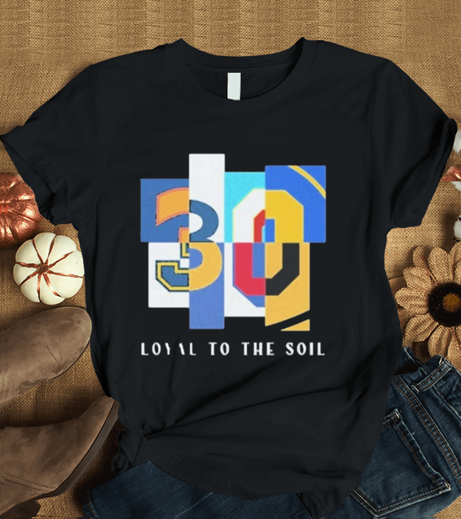 30 Loyal To The Soil Sports-Inspired Patchwork Style T-Shirt