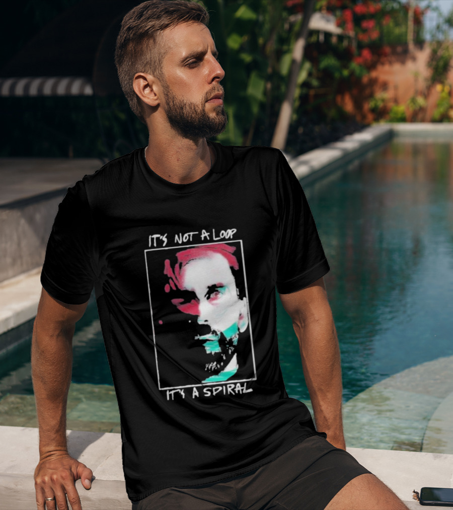 Alan Wake 2 It's Not A Loop It's A Spiral Portrait Style T-Shirt