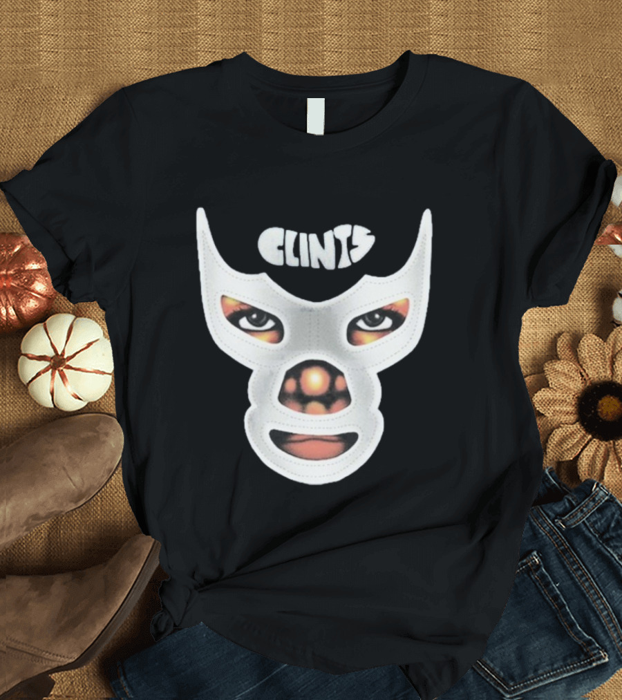 Clints Wrestler Mask Eyes T-Shirt