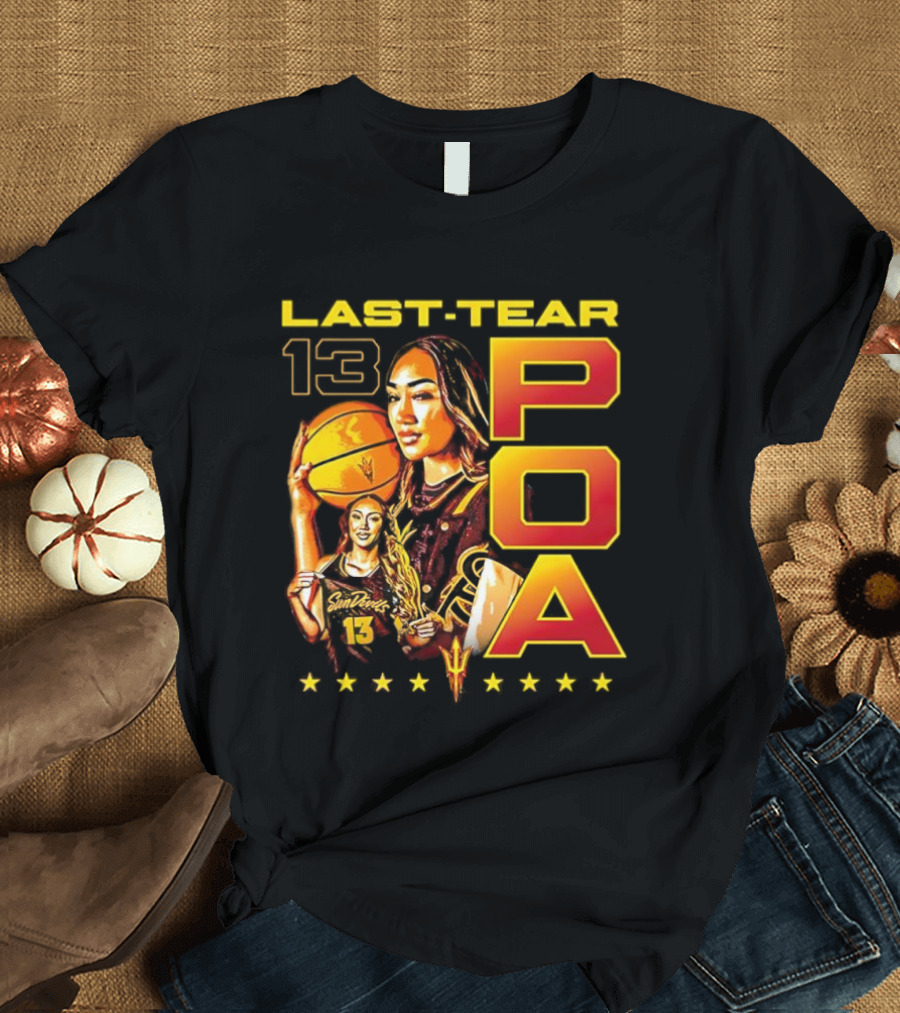 Last Tear 13 POA Arizona State Sun Devils Women's Basketball T-Shirt