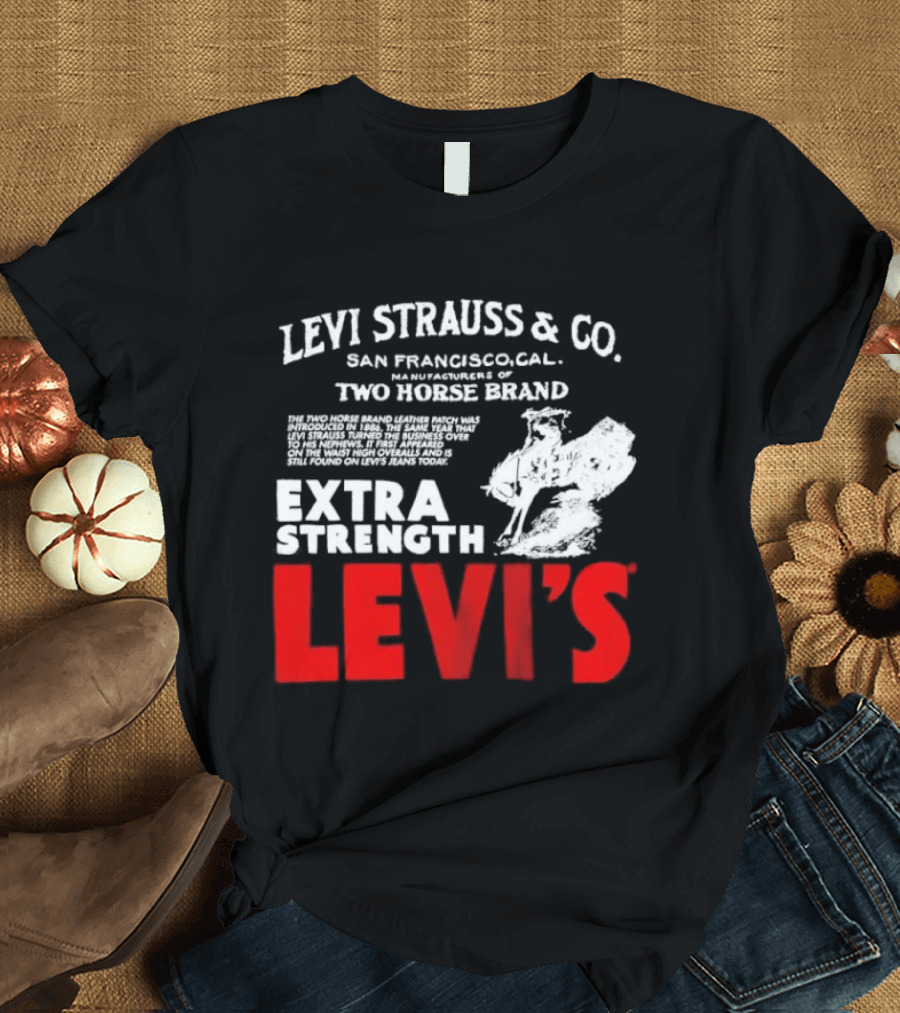 Levi Strauss & Co. San Francisco Two Horse Brand Extra Strength Levi's T-Shirt