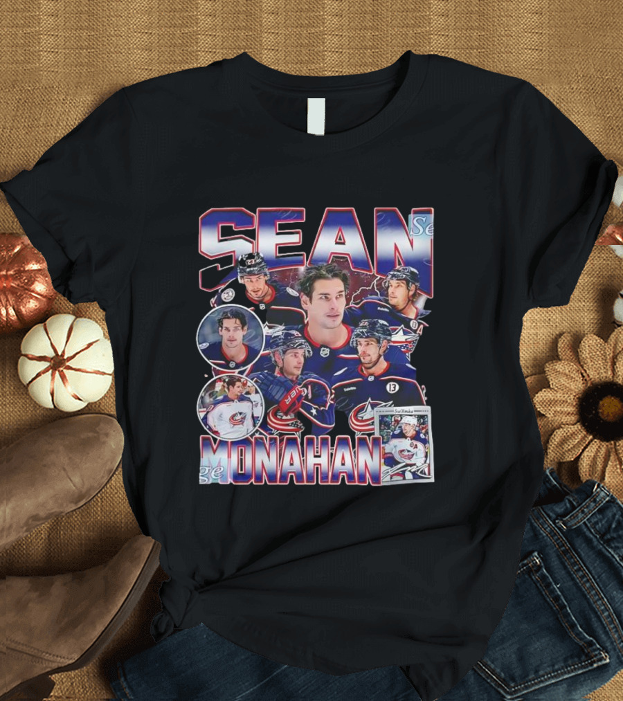Sean Monahan Columbus Hockey Collection T-Shirt