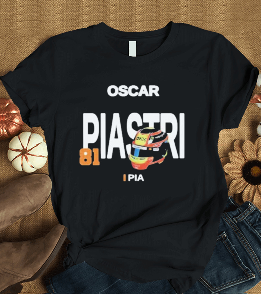 Oscar Piastri PIA81 Racing Helmet Icon PIA 81 T-Shirt
