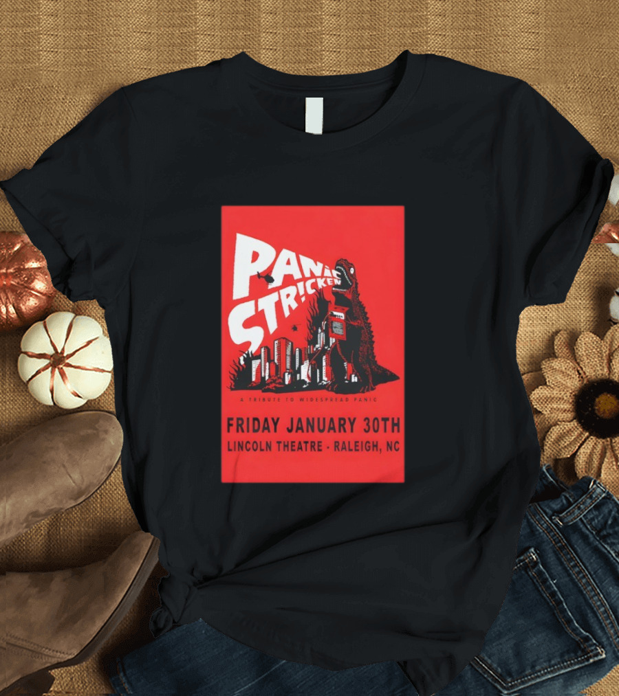 Panic Stricken A Tribute To Widespread Panic Lincoln Theatre Raleigh NC January 30 2026 T-Shirt