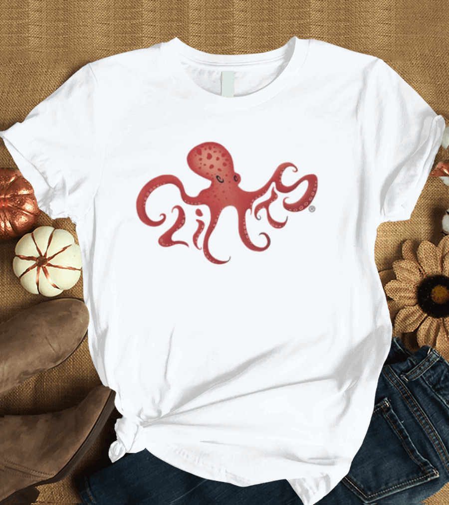 Clints Inc Octopus 2 Litre T-Shirt