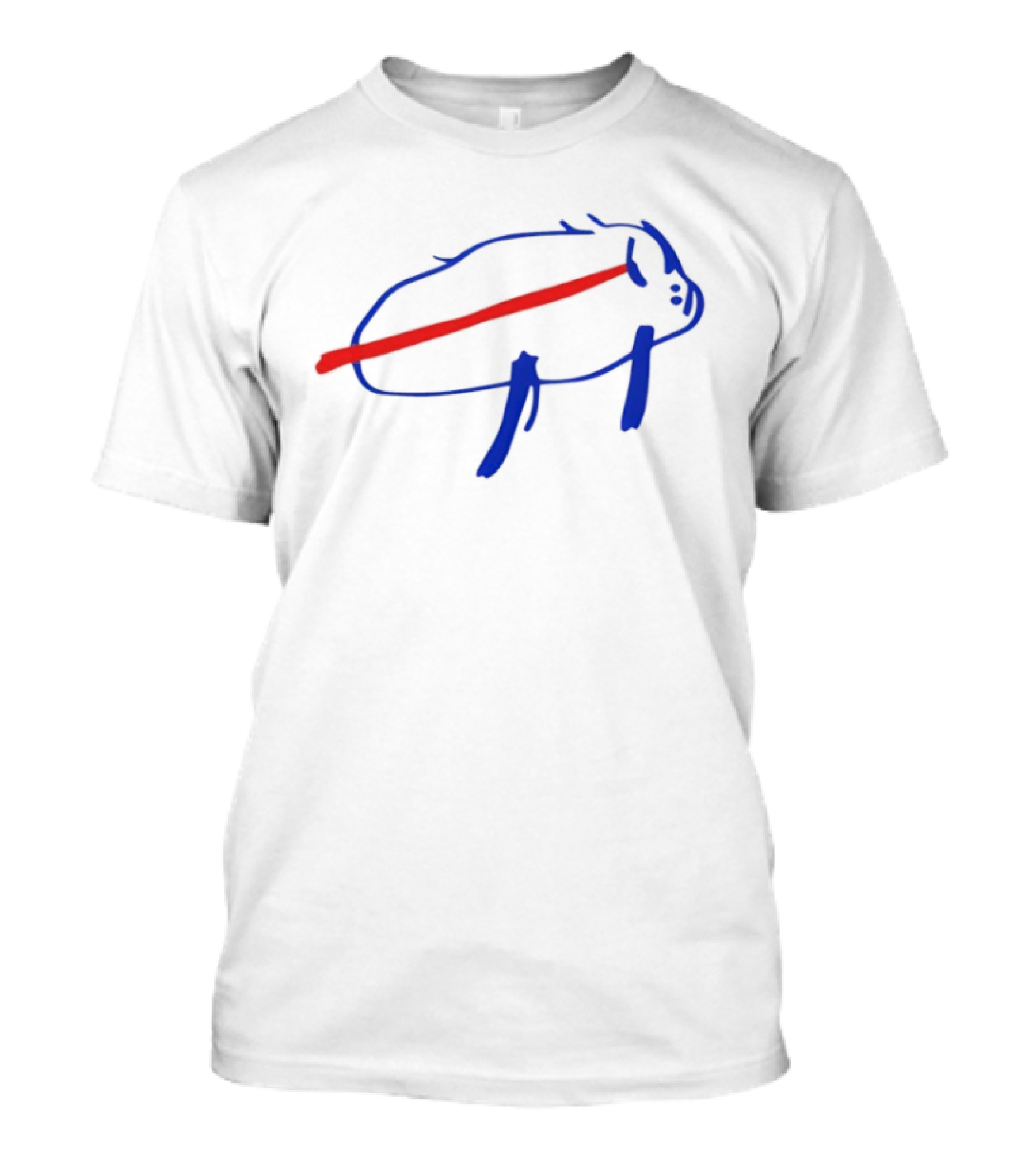 Buffalo Bills Josh Allen Potato Funny Sports Mashup T-Shirt