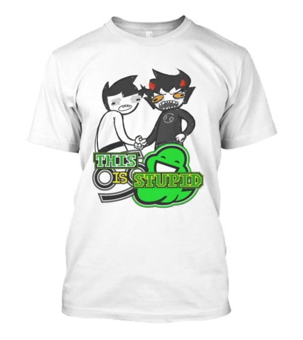 Strife Project This Is Stupid Homestuck New Age Of Assholes Gamzee Makara Iconic Troll Characters T-Shirt