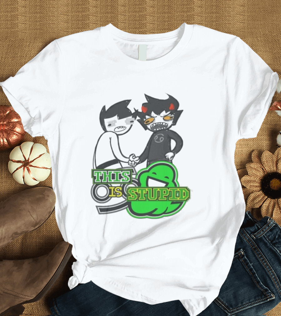 Strife Project This Is Stupid Homestuck New Age Of Assholes Gamzee Makara Iconic Troll Characters T-Shirt