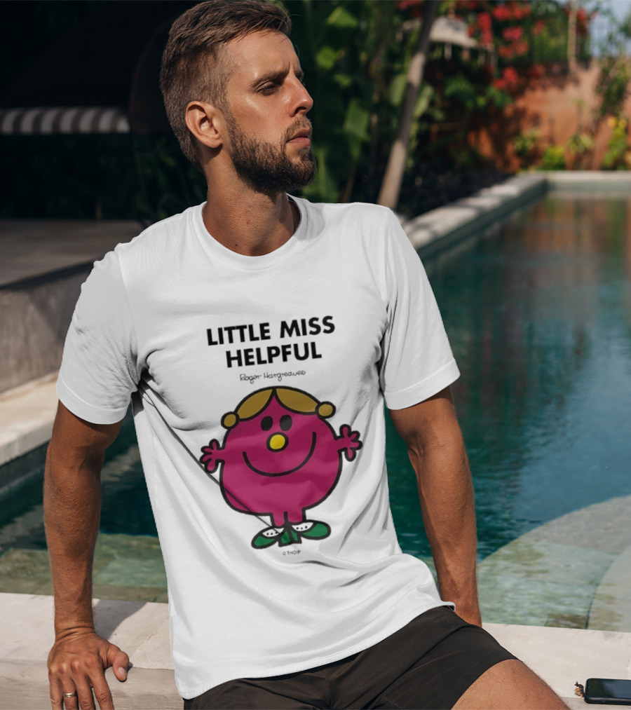 Little Miss Helpful Roger Hargreaves Character T-Shirt