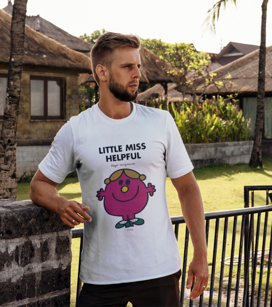 Little Miss Helpful Roger Hargreaves Character T-Shirt