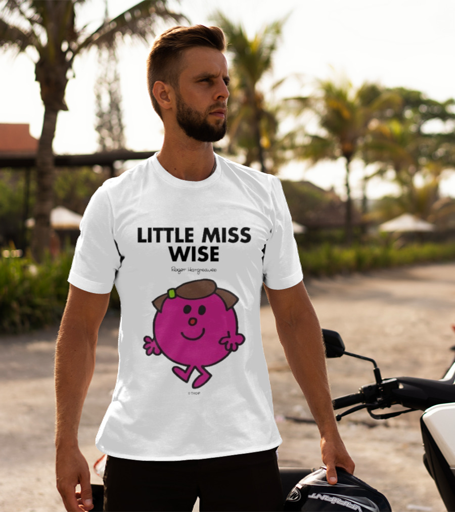 Mr. Men Little Miss Wise Roger Hargreaves Character T-Shirt