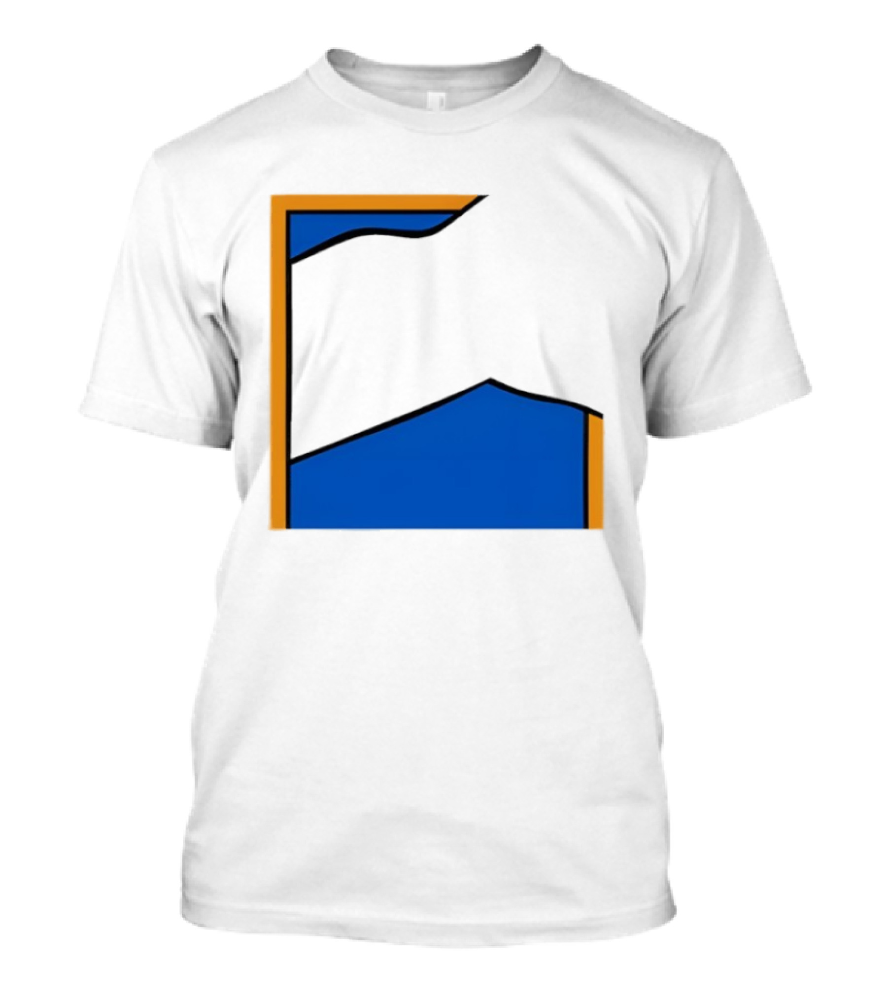 Thechemicalbrothers Kipping Like A Stone Retro Blue Orange Modern Art Style T-Shirt