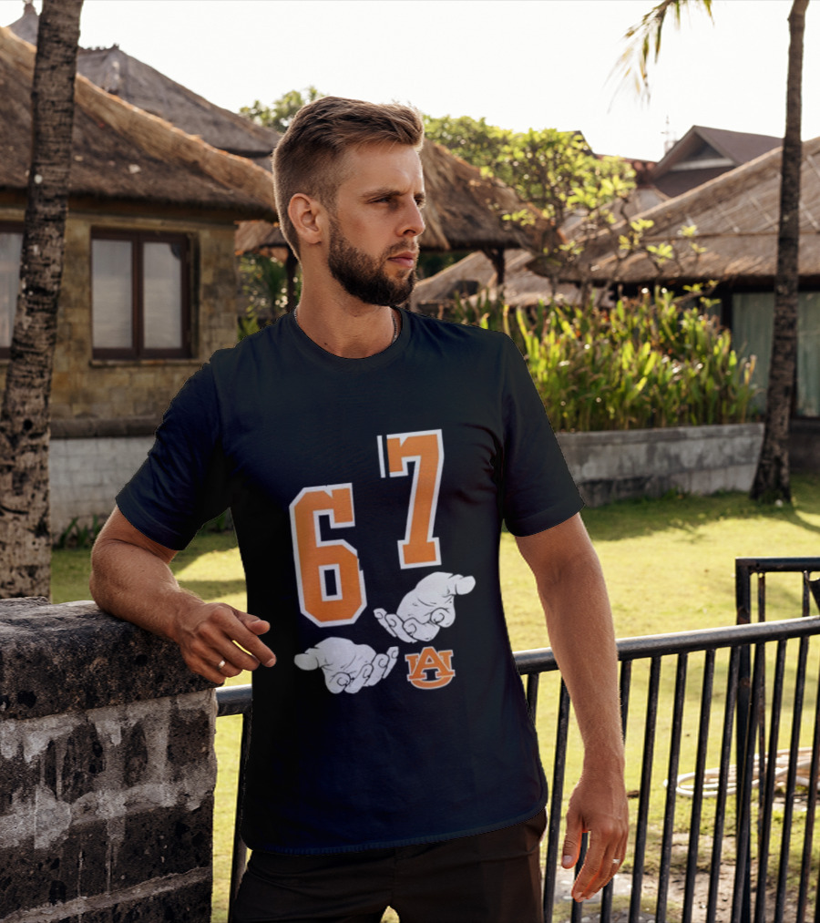 Auburn Tigers 67 Rock Paper Scissors Fun T-Shirt