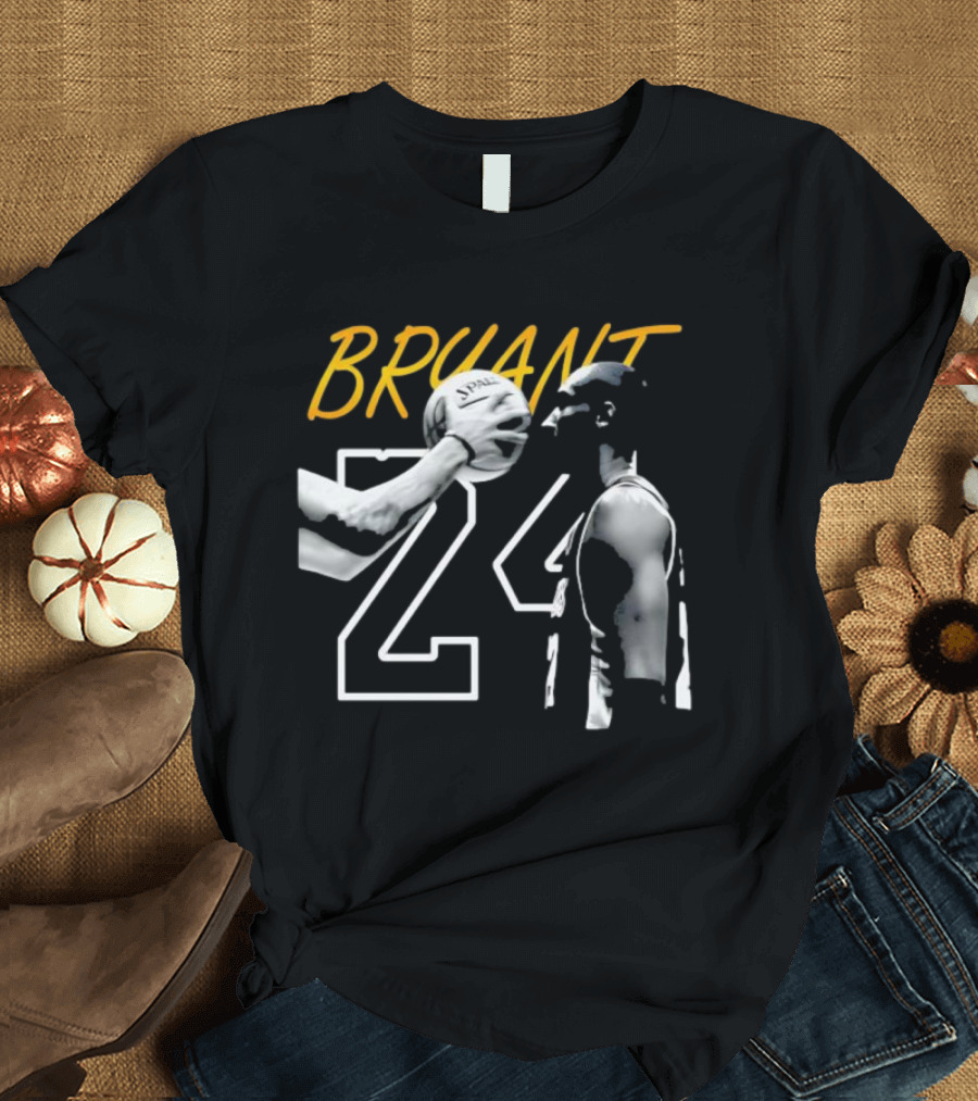 BRYANT 24 SPALDING Basketball NBA Iconic T-Shirt