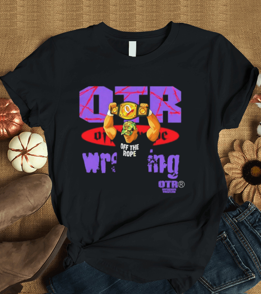OTR Off The Ropes Wrestling Championship Belt Victory T-Shirt