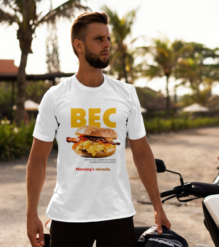 BEC Bacon Egg Cheese Choice Bagel Bread T-Shirt