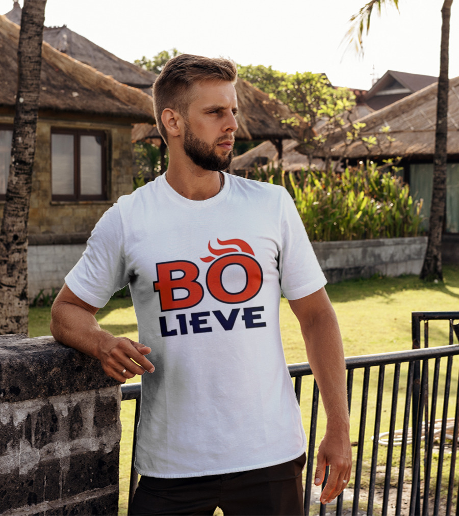 Bo Lieve Denver Broncos Flame T-Shirt