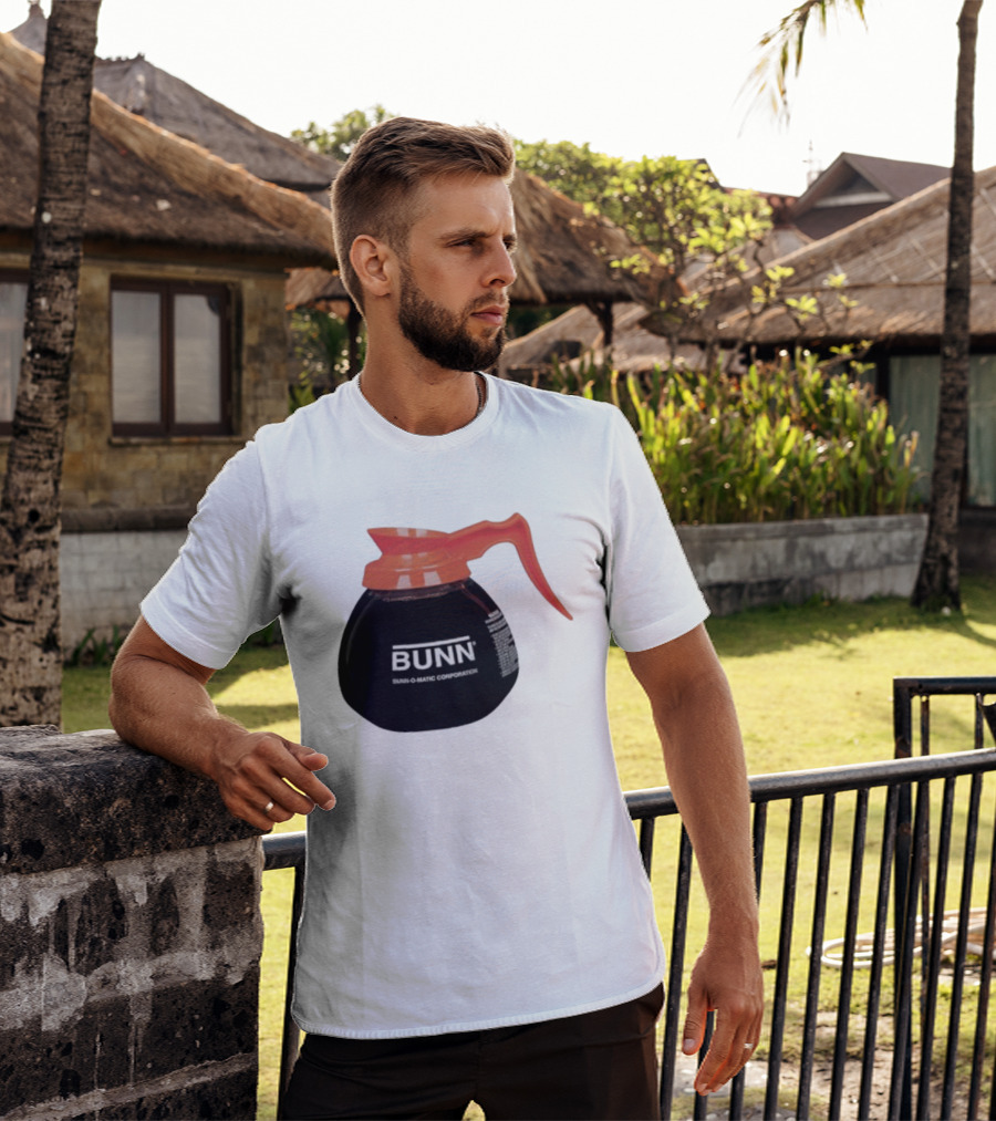 Bunn Coffee Pot Bunn O Matic Corporation Classic Orange Handle T-Shirt