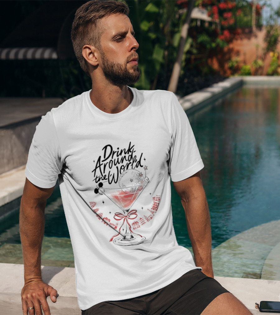 Drink Around The World Graphic T-Shirt