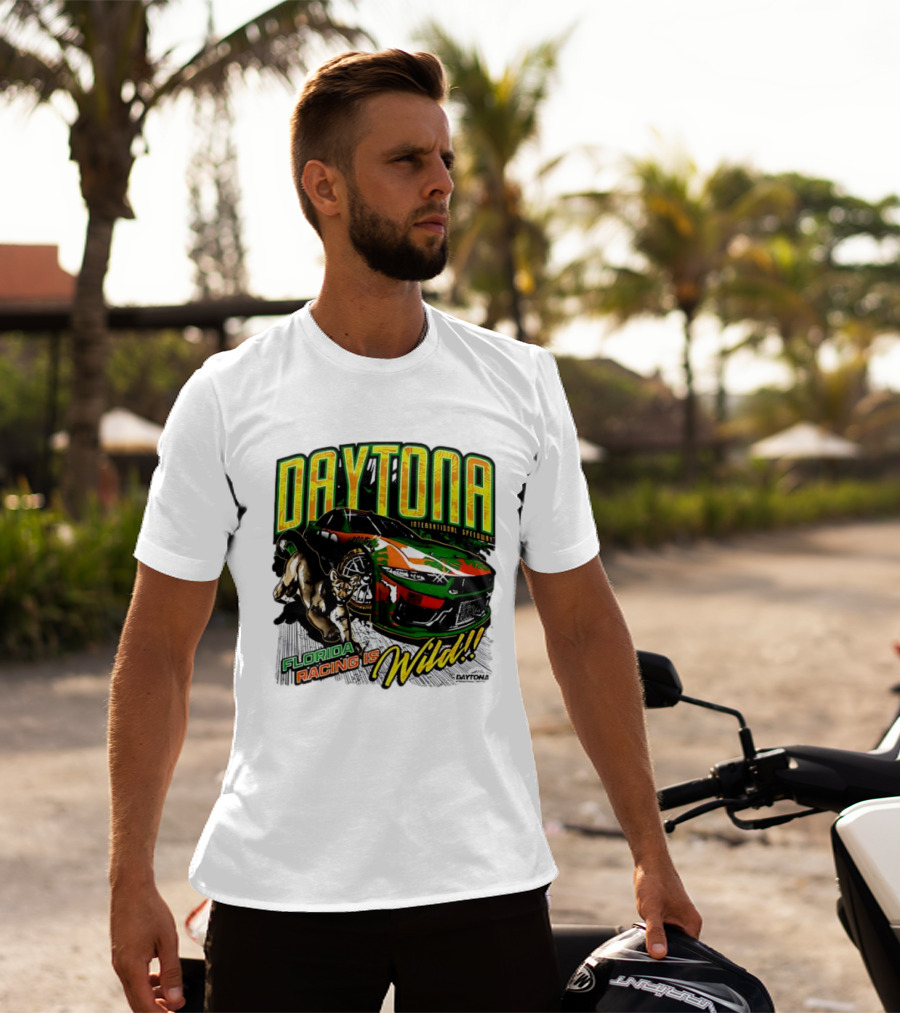 Daytona International Speedway Florida Racing Is Wild Daytona 500 Regional Franklin T-Shirt