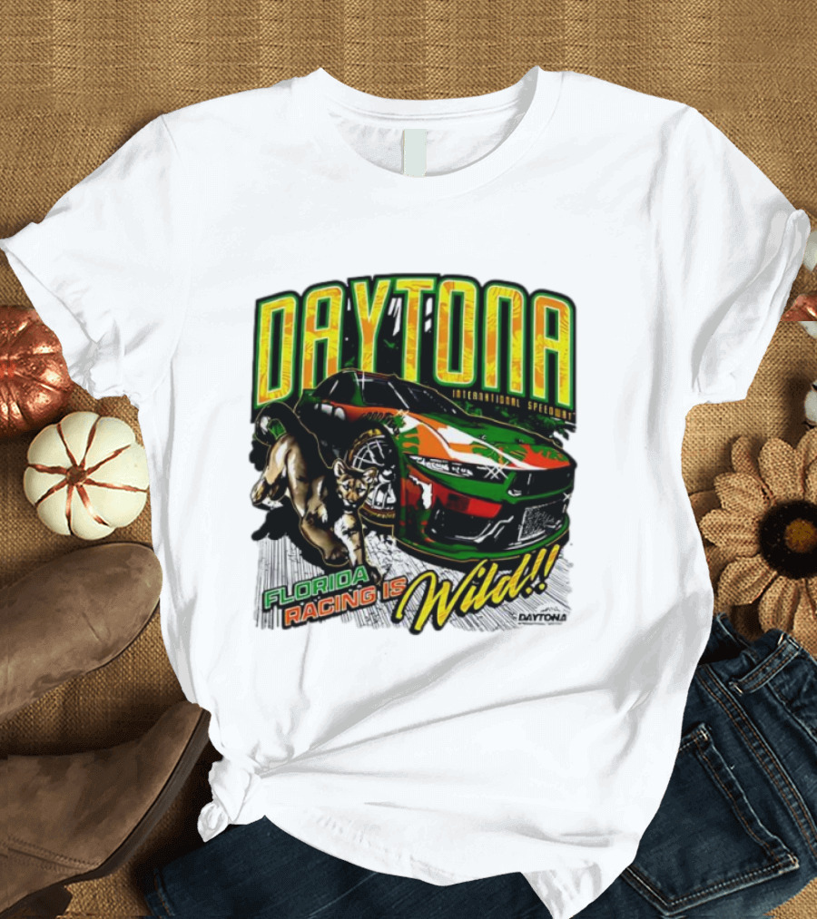 Daytona International Speedway Florida Racing Is Wild Daytona 500 Regional Franklin T-Shirt