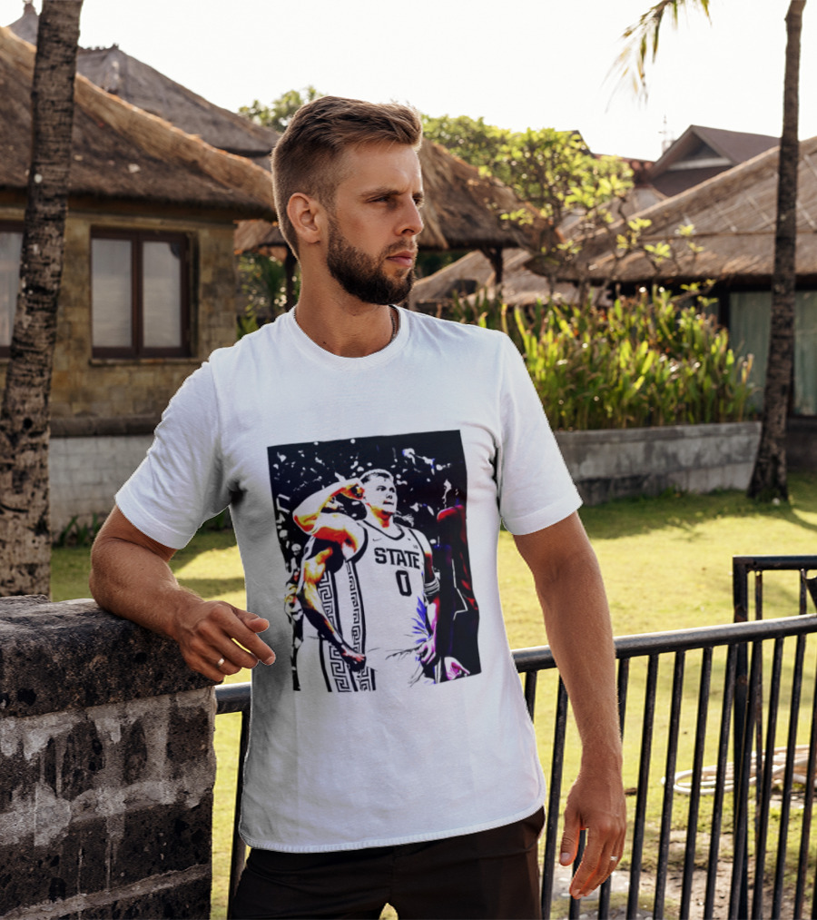 Jaxon Kohler Michigan State Spartans Basketball Jersey T-Shirt