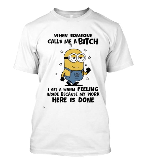 Minion Warm Feeling Accomplished Attitude T-Shirt