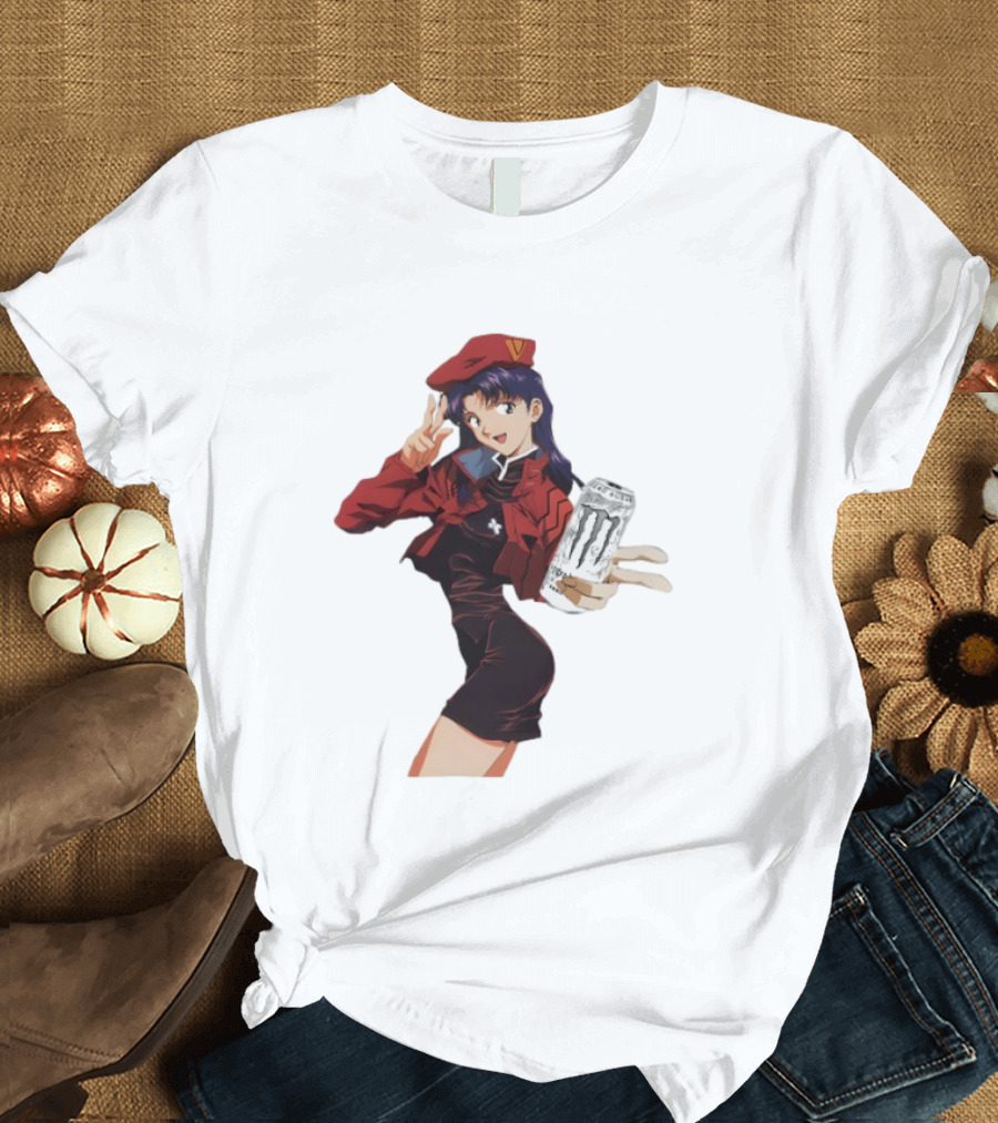 Misato Katsuragi Monster Energy Zero Sugar T-Shirt